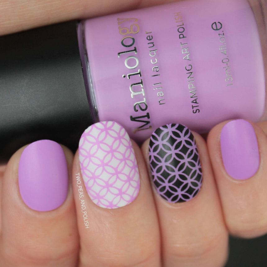 Electro Glo: 6-Piece Electric Pastel Stamping Art Polish Set