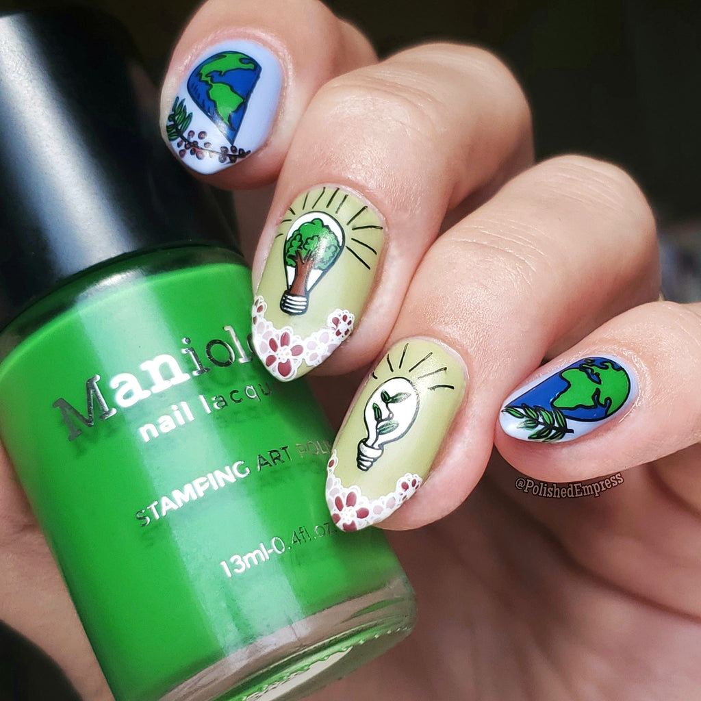 Koi Pond Lunar New Year Nail Stamping Plate | Maniology