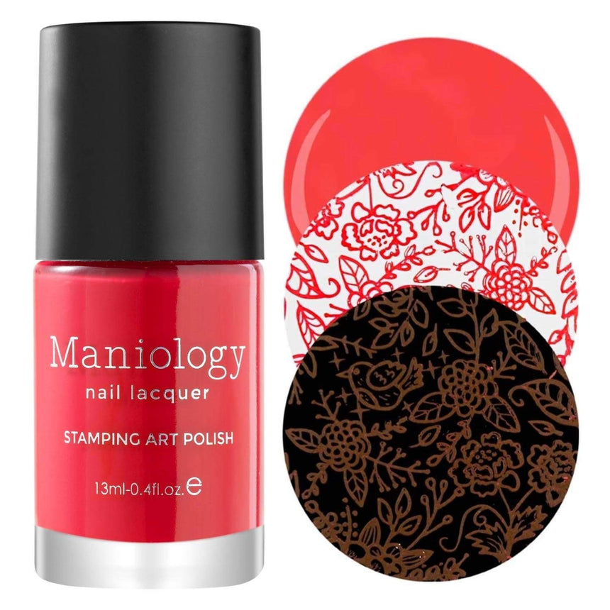 Essentials Bright: Creative Nail Art Stamping Polish Collection: Hottie Tottie