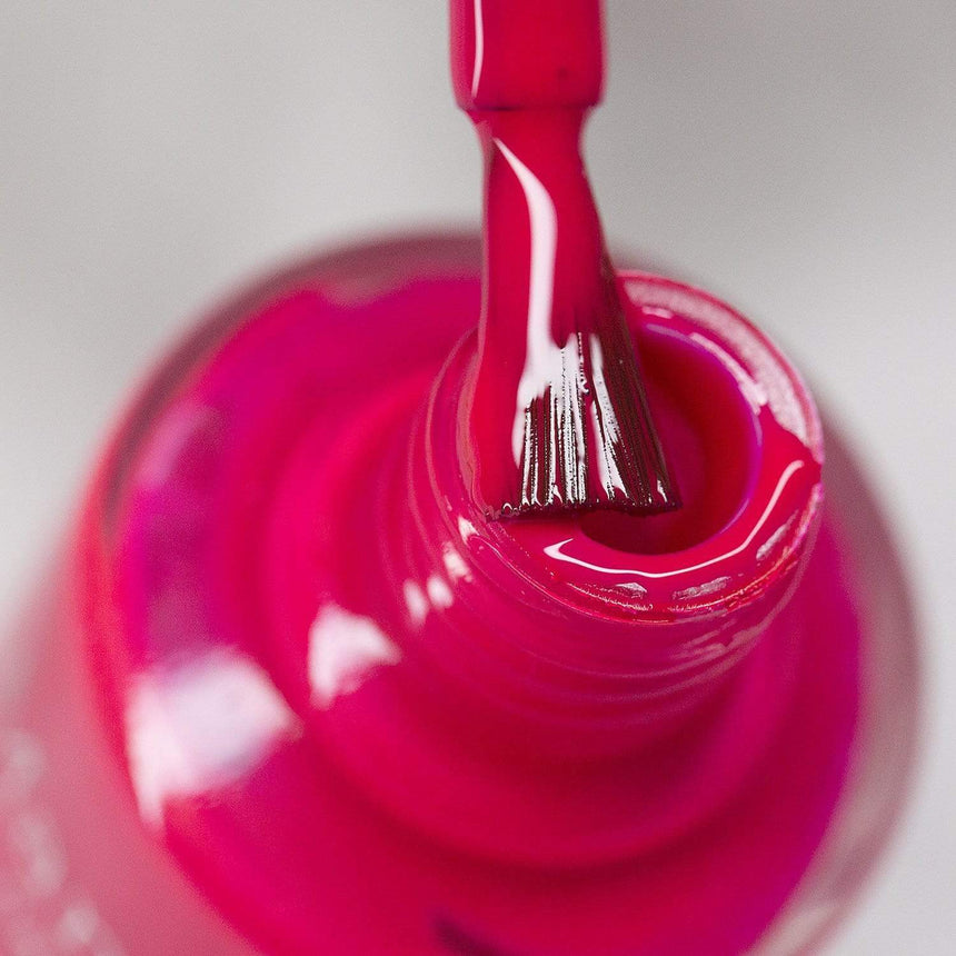 Essentials Bright Collection: Hottie Tottie (B192) Electric Pink-Red Stamping Polish