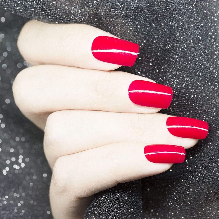 Essentials Bright Collection: Hottie Tottie (B192) Electric Pink-Red Stamping Polish