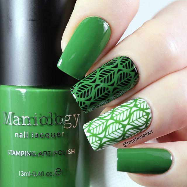 Essentials Bright Collection: Lilypad (B191) Leafy Green Stamping Polish