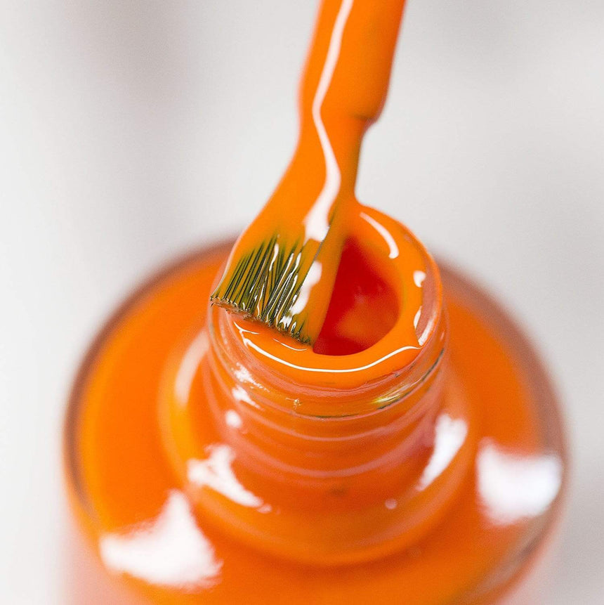 Essentials Bright Collection: Orange Burst (B194) Juicy Orange Stamping Polish