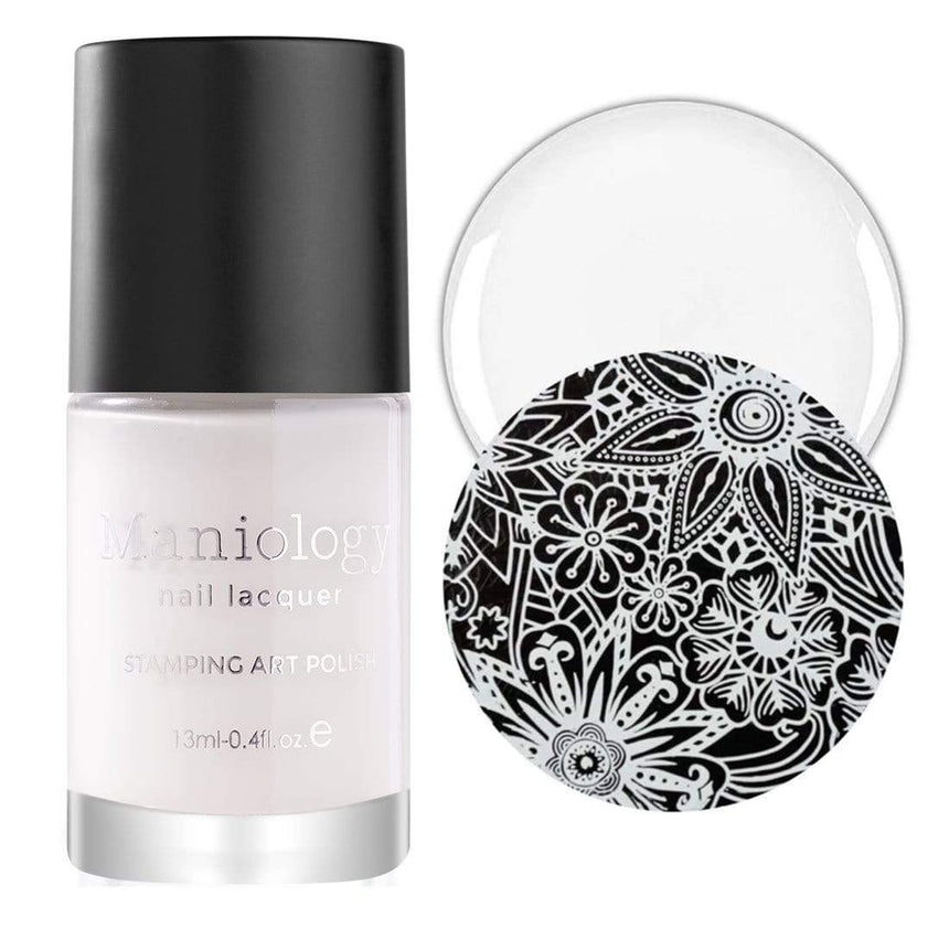 Essentials Primary Collection: Bam! White Stamping Polish