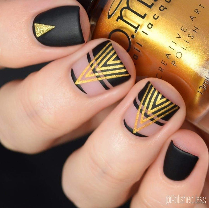 Essentials Primary Collection: Heart of Gold (B187) Warm Metallic Gold Stamping Polish