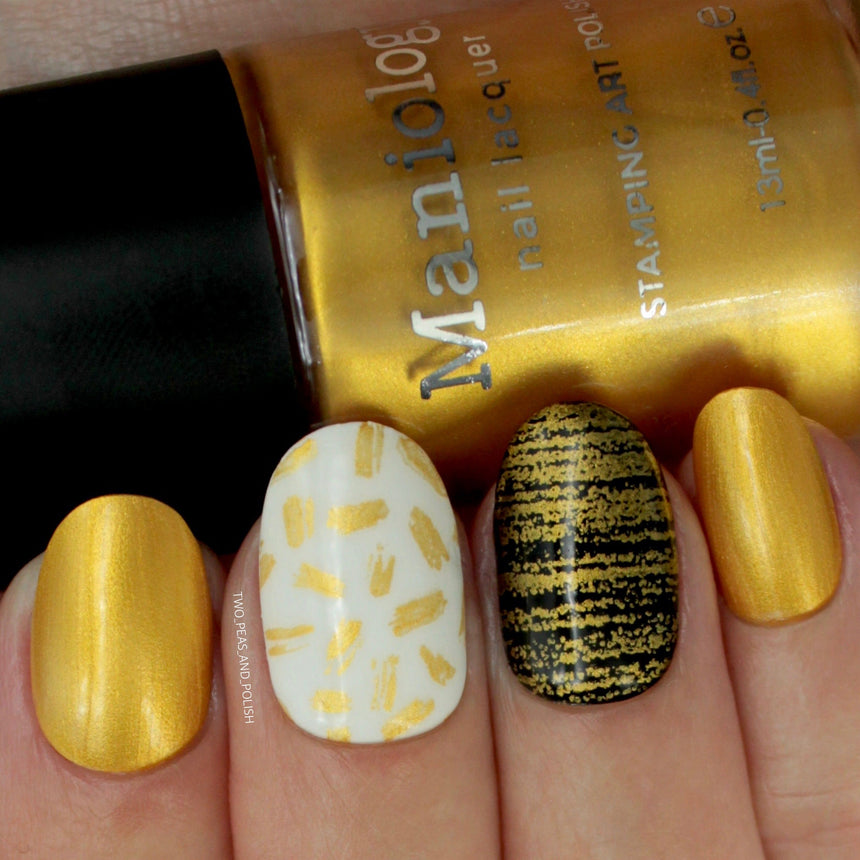 Essentials Primary Collection: Heart of Gold (B187) Warm Metallic Gold Stamping Polish