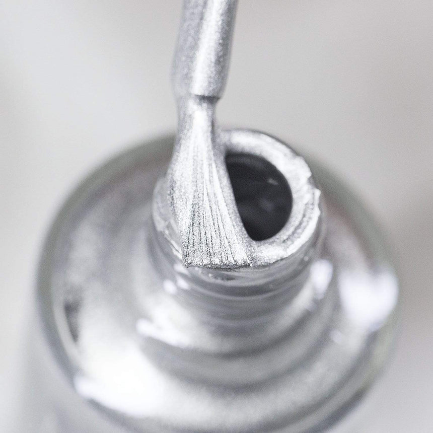 Essentials Primary Collection: So Metal (B186) Metallic Silver Stamping Polish