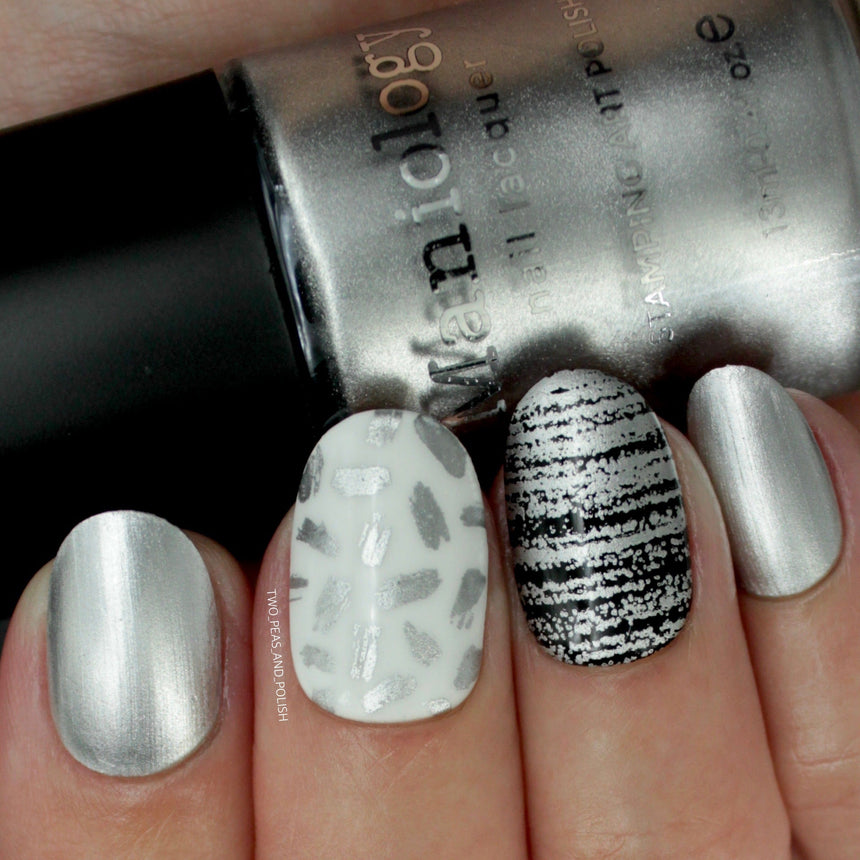 Essentials Primary Collection: So Metal (B186) Metallic Silver Stamping Polish