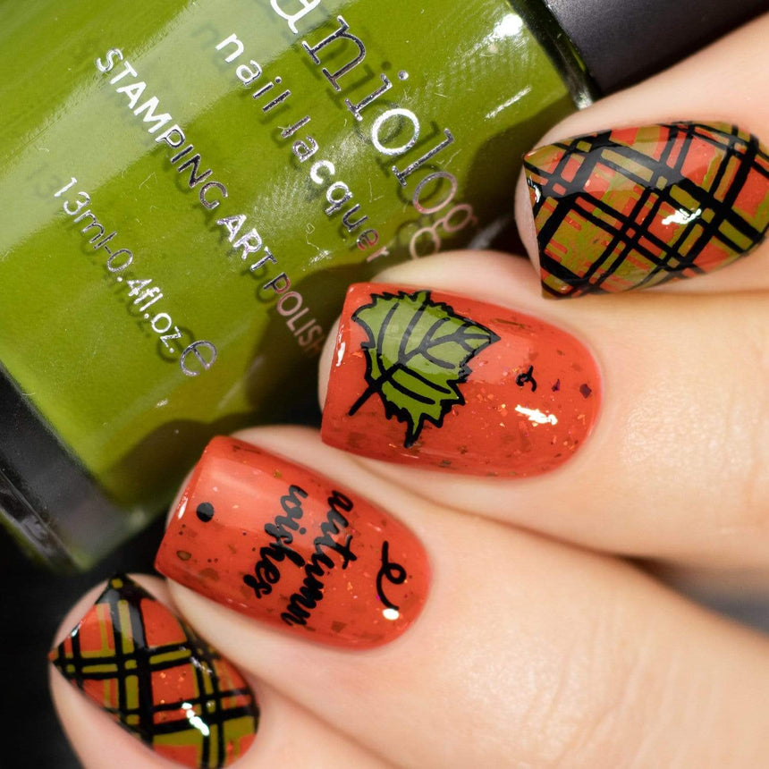 Evergreen (B315) - Olive Green Stamping Polish