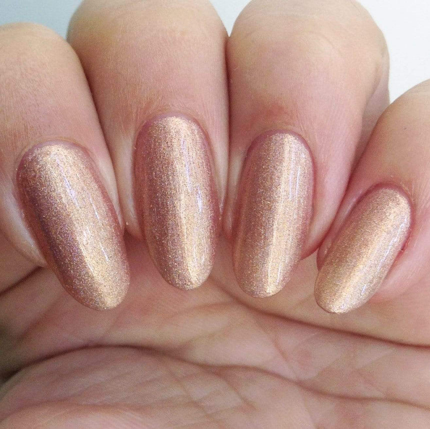 Fairy Tales: Toadstool (P107) Peach Pearl Holographic Nail Polish