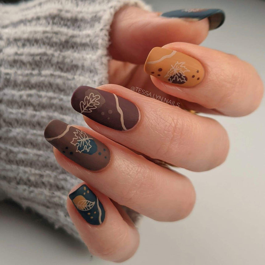 Fall Occasions: Holiday Harvest (m023) - Nail Stamping Plate