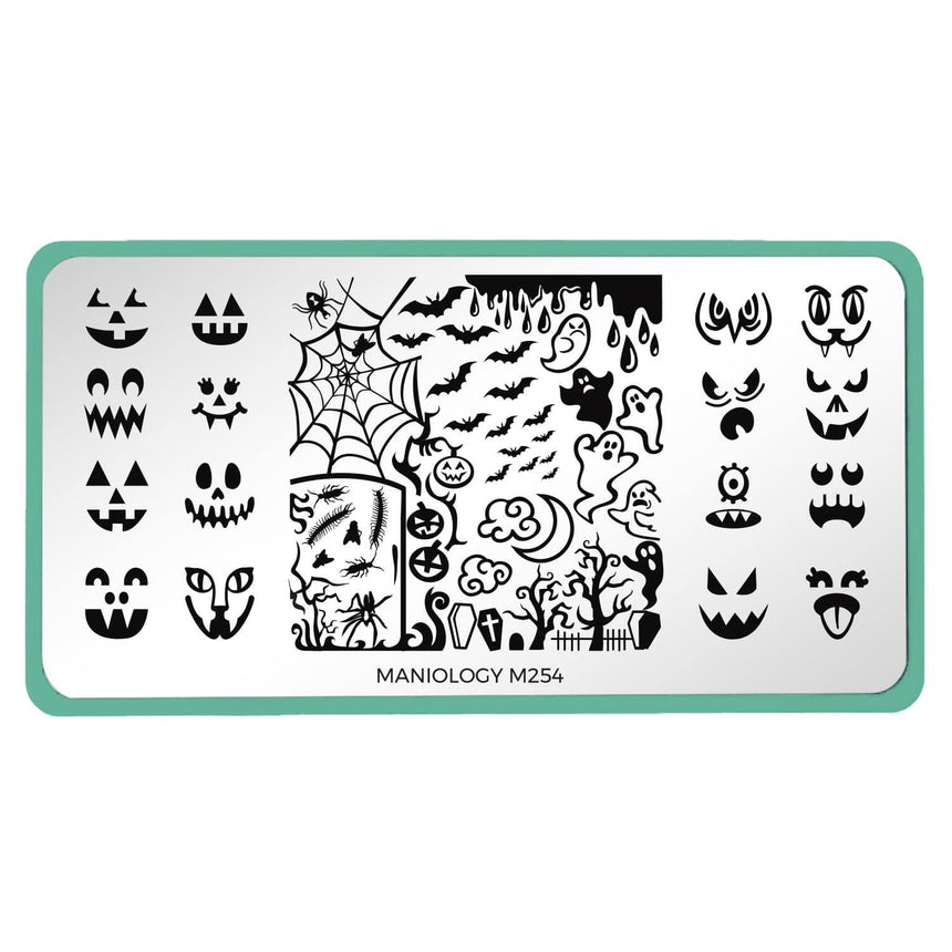 Fall Occasions: Playful Pumpkins (m254) - Nail Stamping Plate