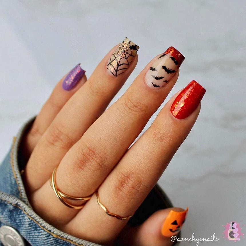 Fall Occasions: Playful Pumpkins (m254) - Nail Stamping Plate