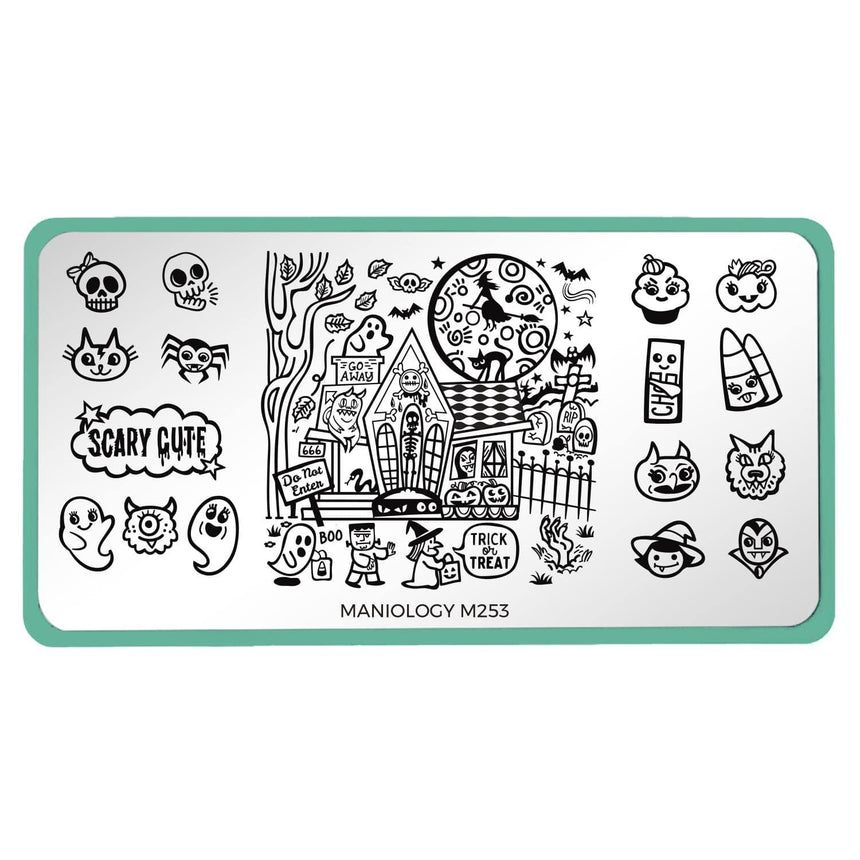 Fall Occasions: Scary Cute (m253) - Nail Stamping Plate