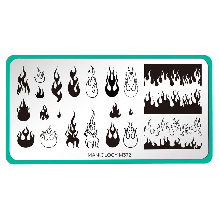 Flamin' Hot (M372) - Nail Stamping Plate