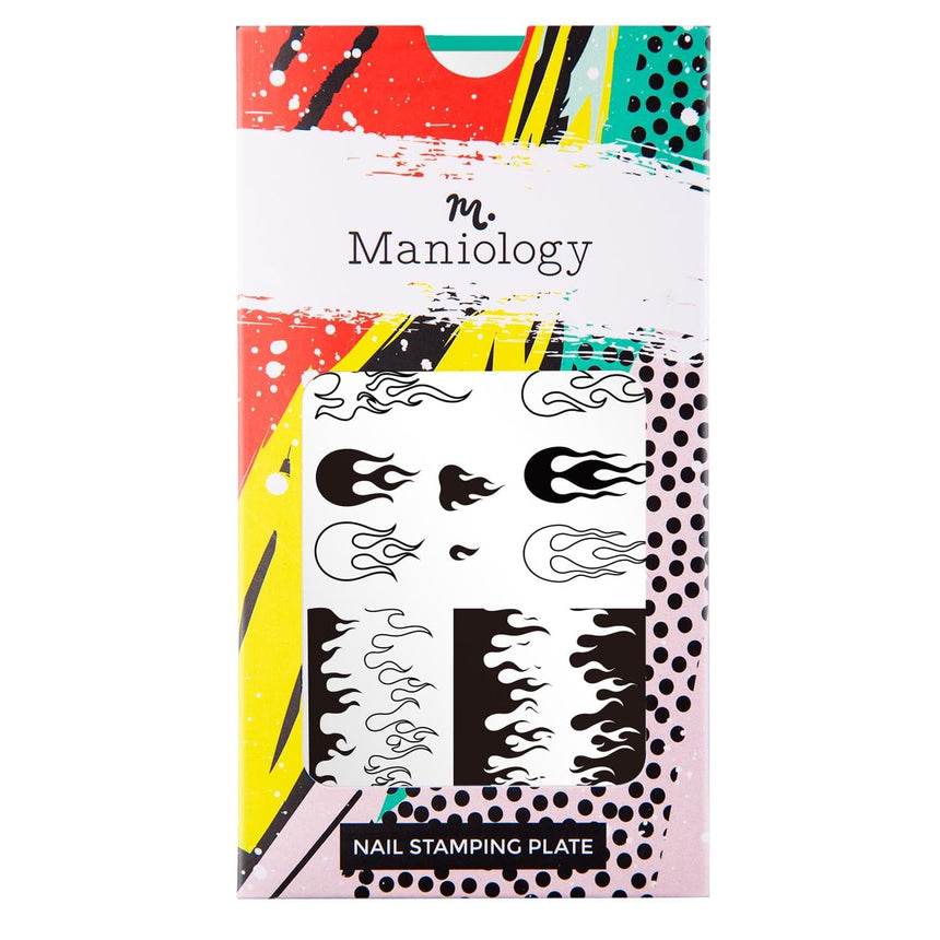 Flamin' Hot (M372) - Nail Stamping Plate