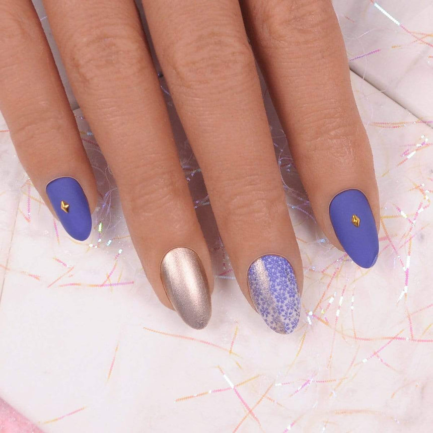 Fleece (B355) - Champagne Metallic Shimmer Stamping Polish