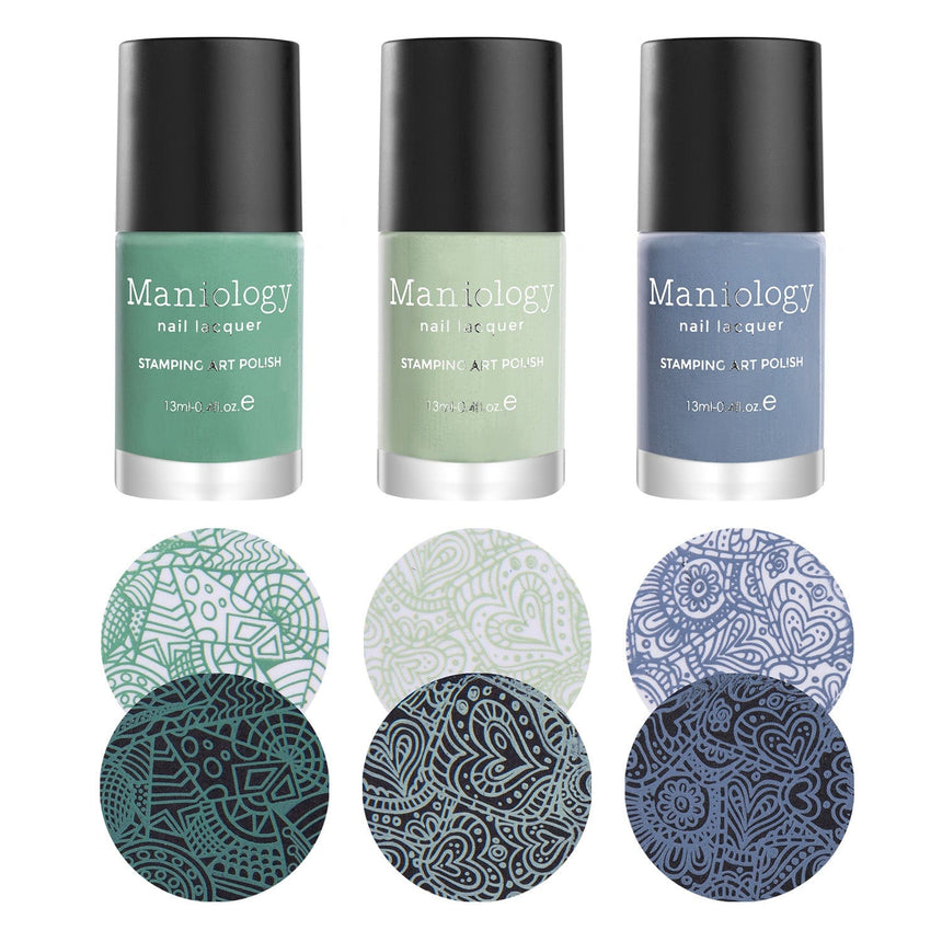 Forager: 3-Piece Cream Stamping Polish Set