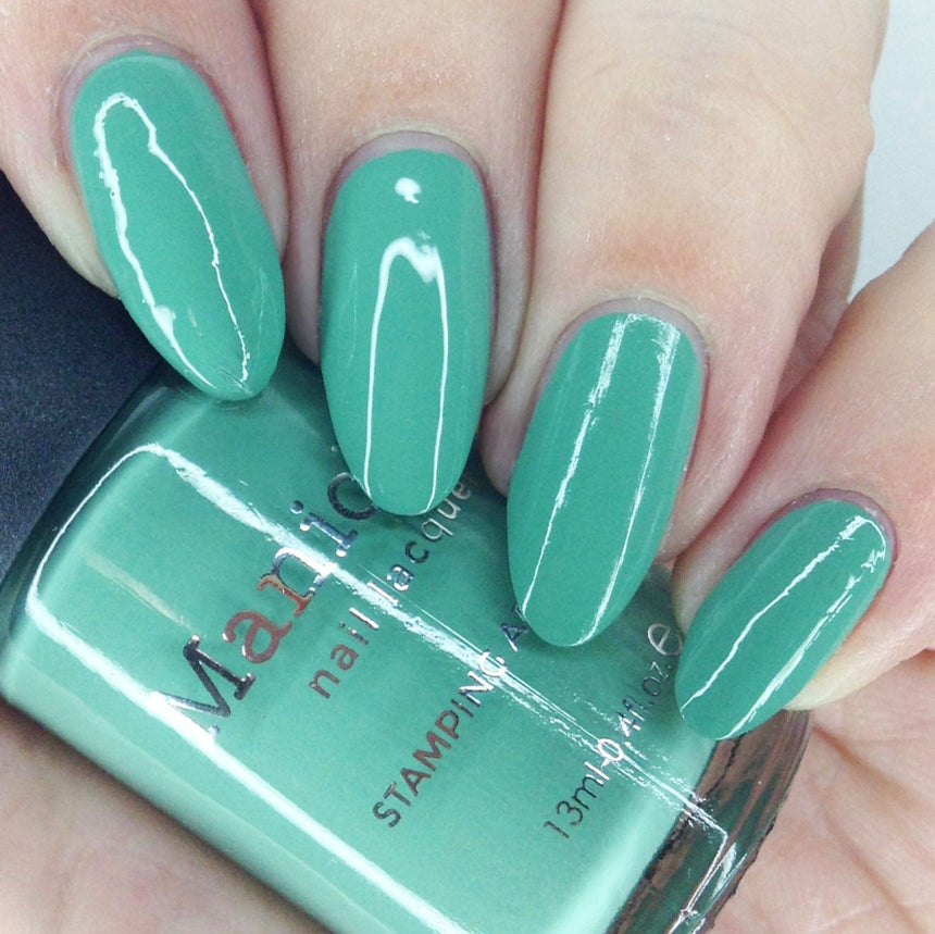 Forager: Rustle (B418) - Light Teal Cream Stamping Polish