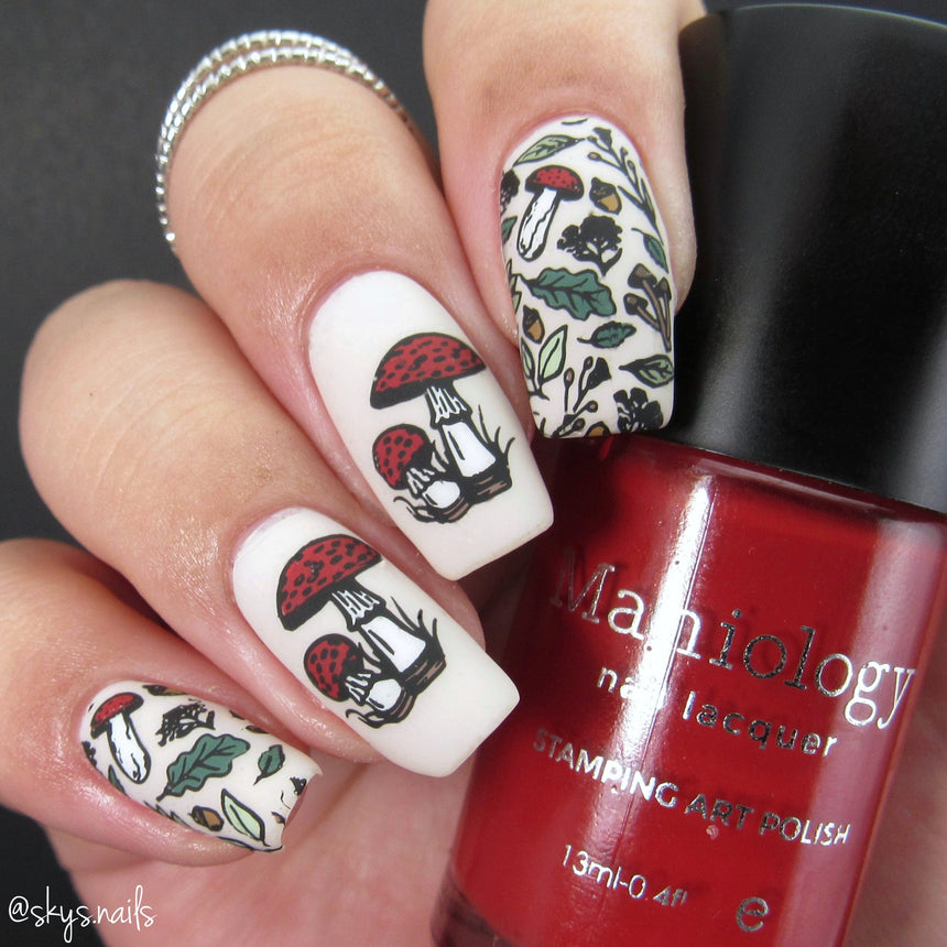 Forest Wonders: Set of 2 Nail Stamping Plates