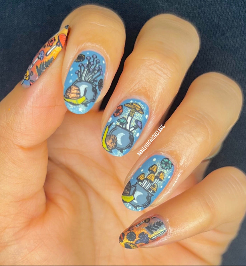 Forest Wonders: Set of 2 Nail Stamping Plates