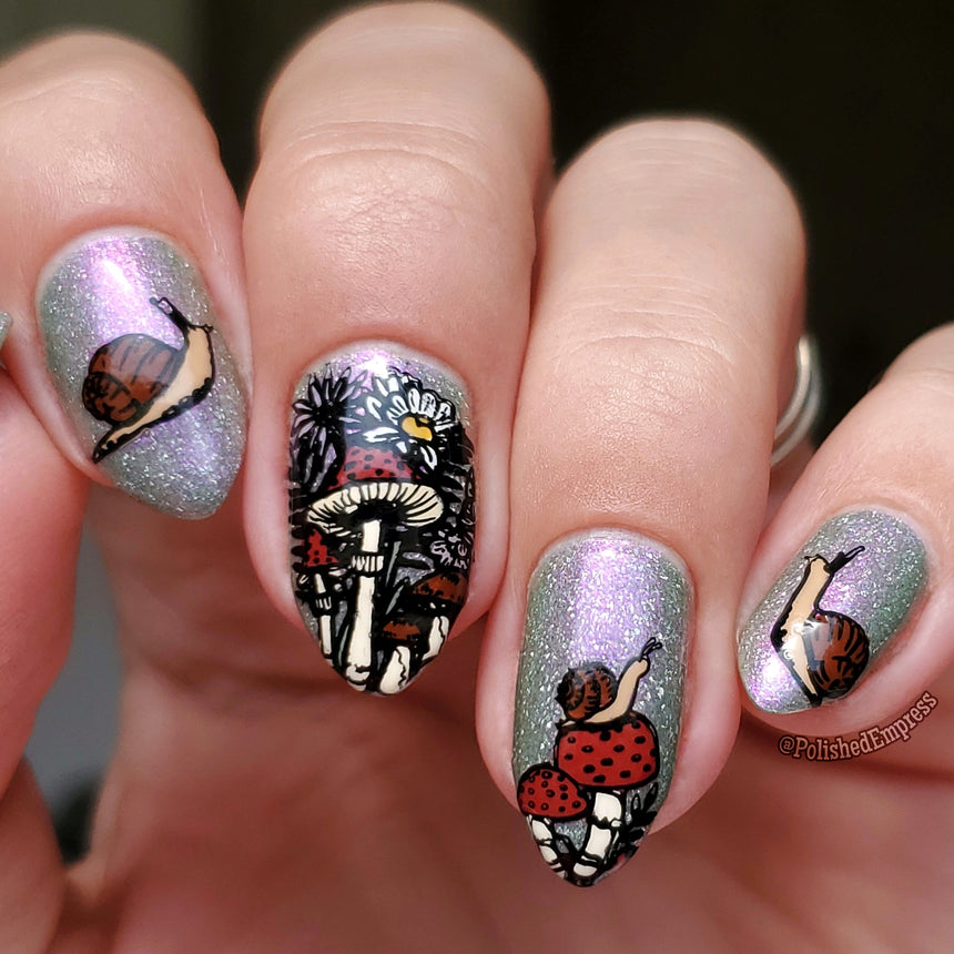 Forest Wonders: Set of 2 Nail Stamping Plates