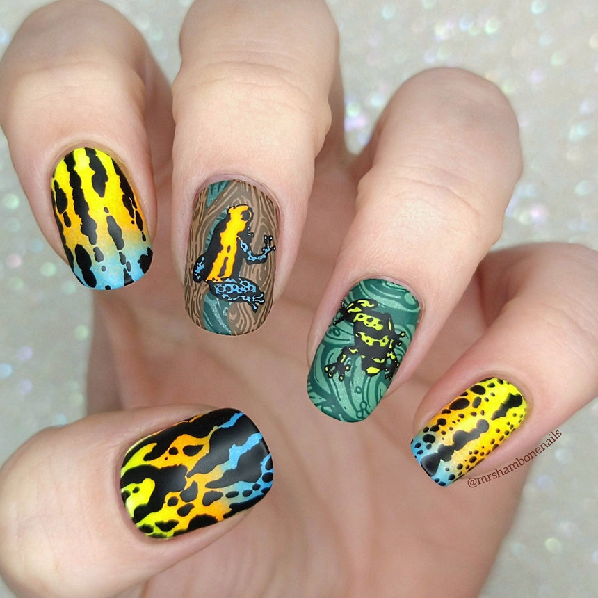 Forest Wonders: Set of 2 Nail Stamping Plates