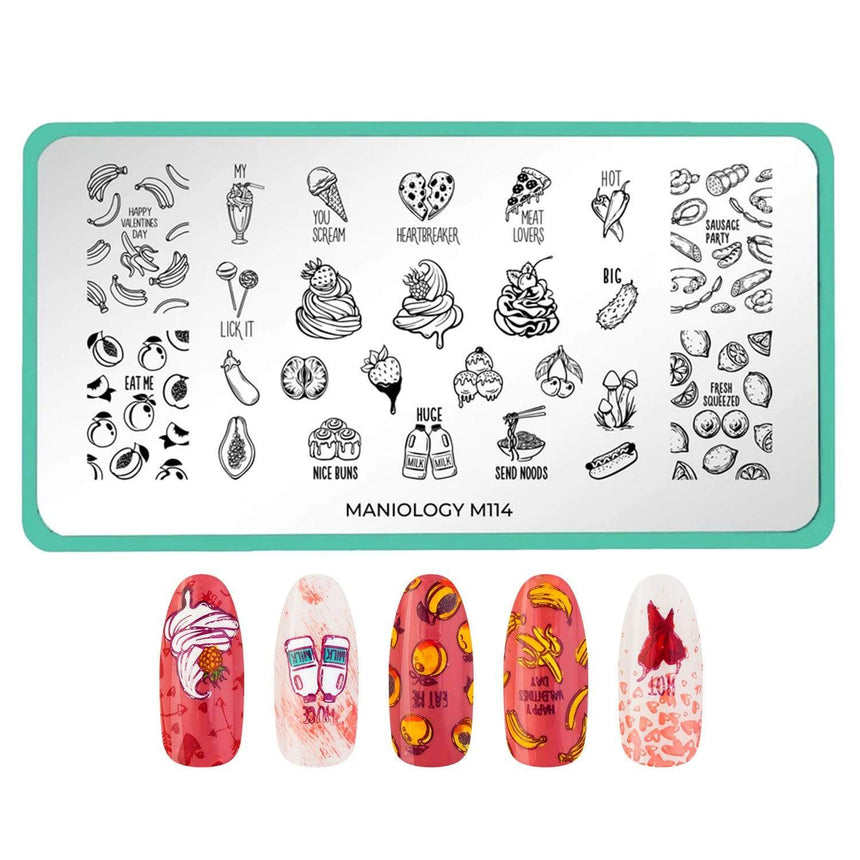 Forkin' Love Ya (m114) - Nail Stamping Plate