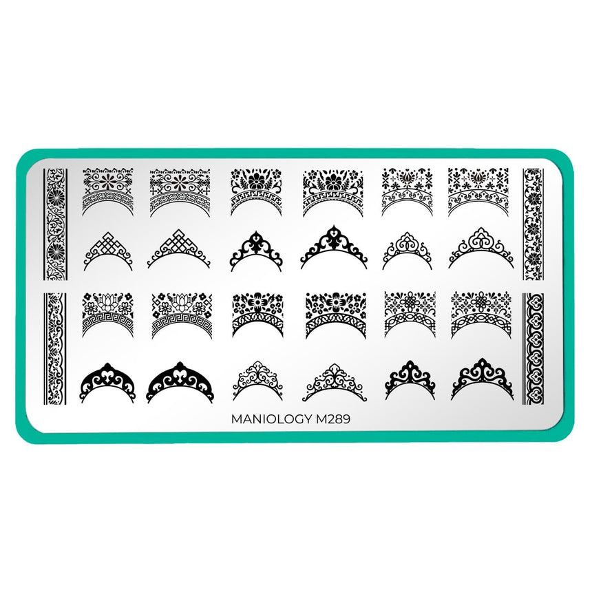French Ceramic (M289) - Nail Stamping Plate