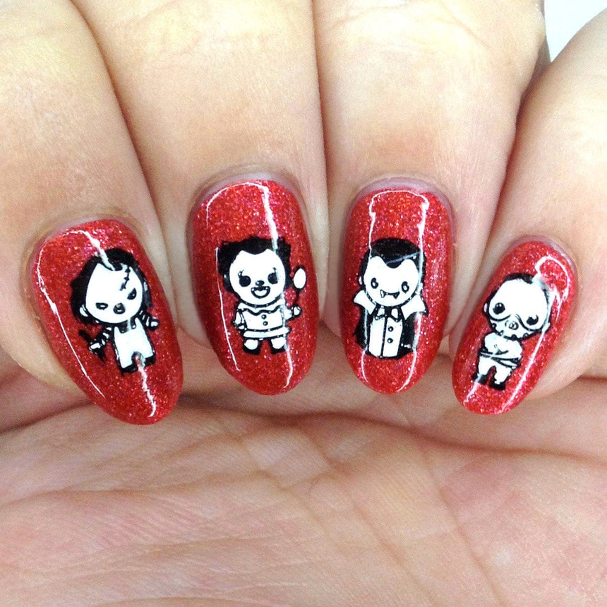 Friendly Ghosts (M311) - Nail Stamping Plate