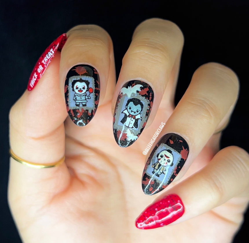 Friendly Ghosts (M311) - Nail Stamping Plate