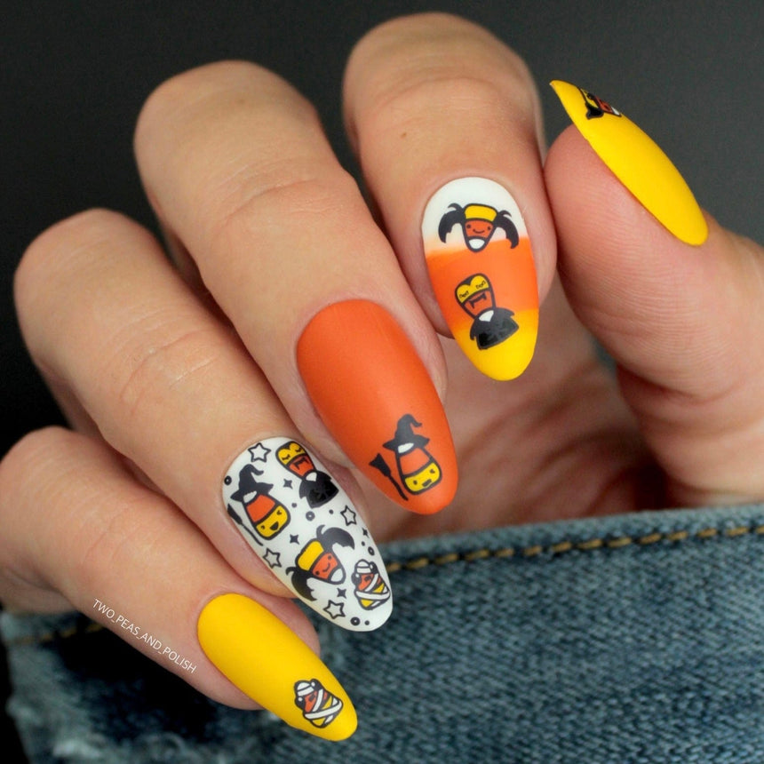 Friendly Ghosts (M311) - Nail Stamping Plate