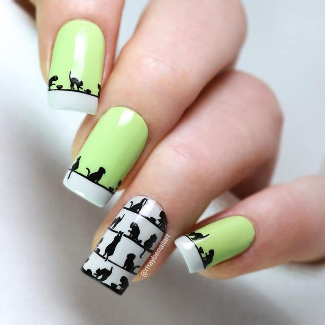 Fuzzy & Ferocious: Cat People/Feline Lover (m144) - Nail Stamping Plate