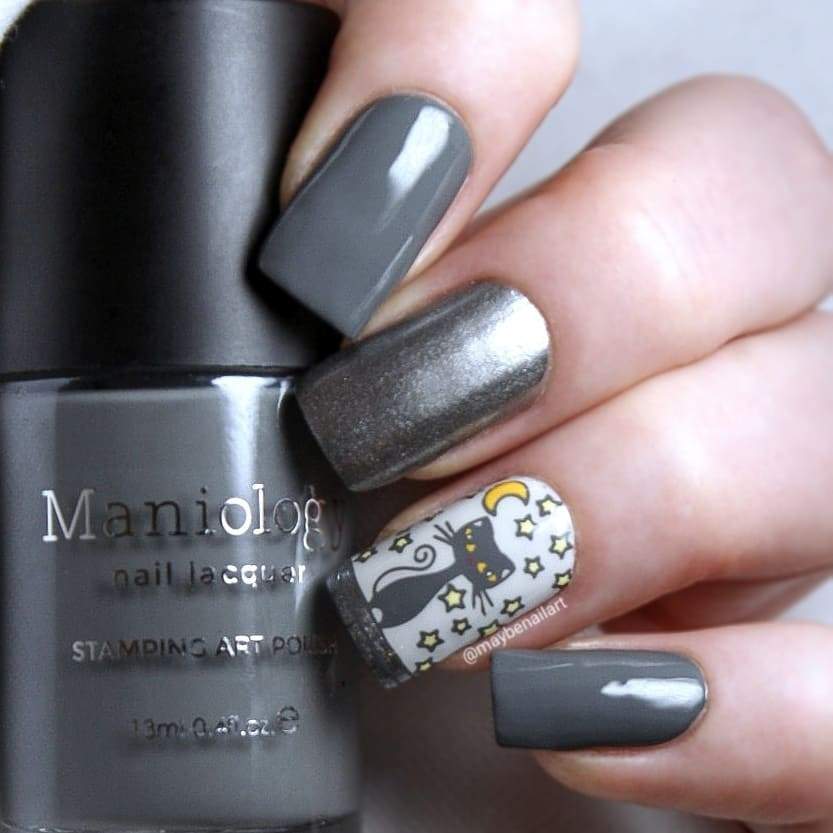 Fuzzy & Ferocious: Cat People/Feline Lover (m144) - Nail Stamping Plate