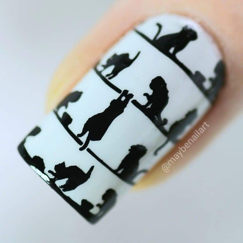 Fuzzy & Ferocious: Cat People/Feline Lover (m144) - Nail Stamping Plate