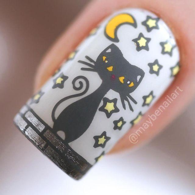 Fuzzy & Ferocious: Cat People/Feline Lover (m144) - Nail Stamping Plate