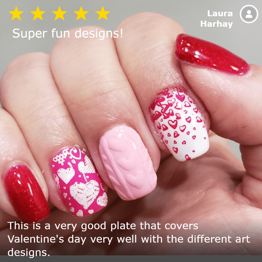 Galentine's Day Occasions: BFF (m117) - Nail Stamping Plate