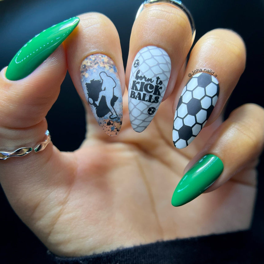 Game On: Set of 4 Nail Stamping Plates