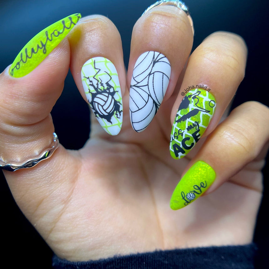 Game On: Set of 4 Nail Stamping Plates