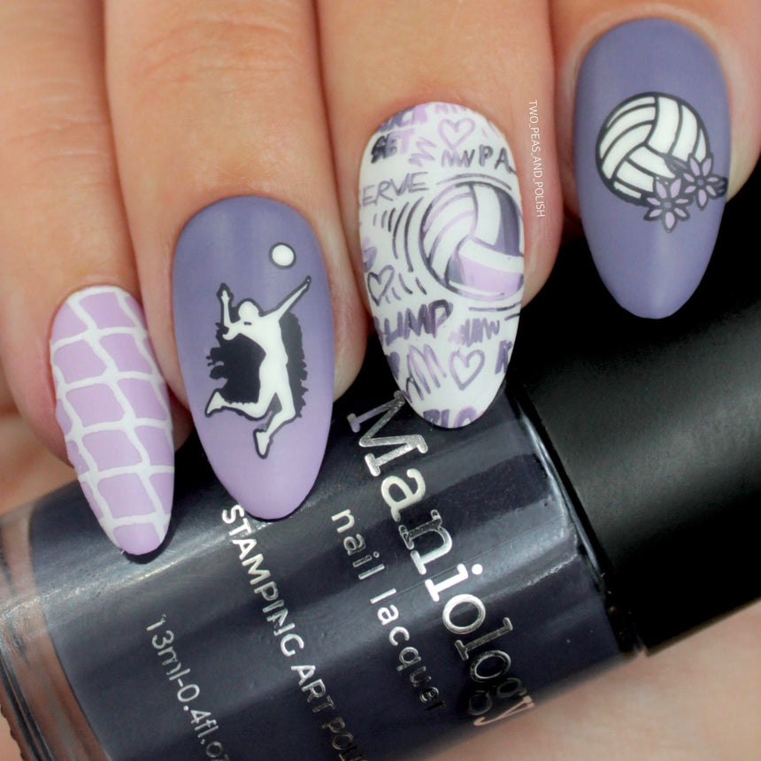 Game On: Set of 4 Nail Stamping Plates