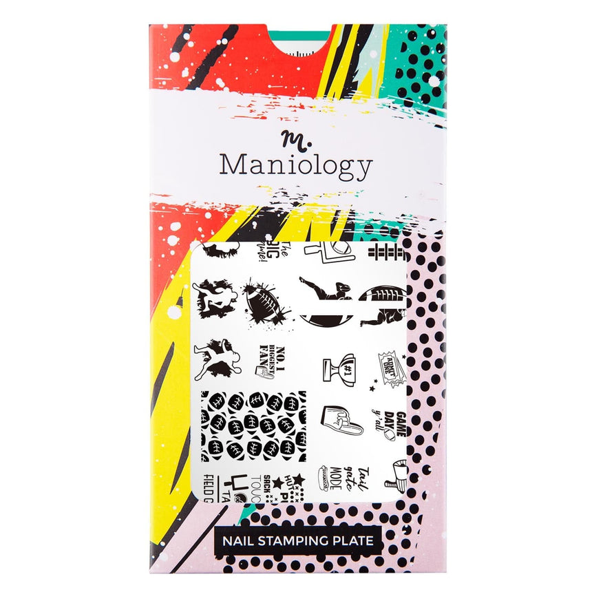 Game On: Touchdown (M309) - Nail Stamping Plate