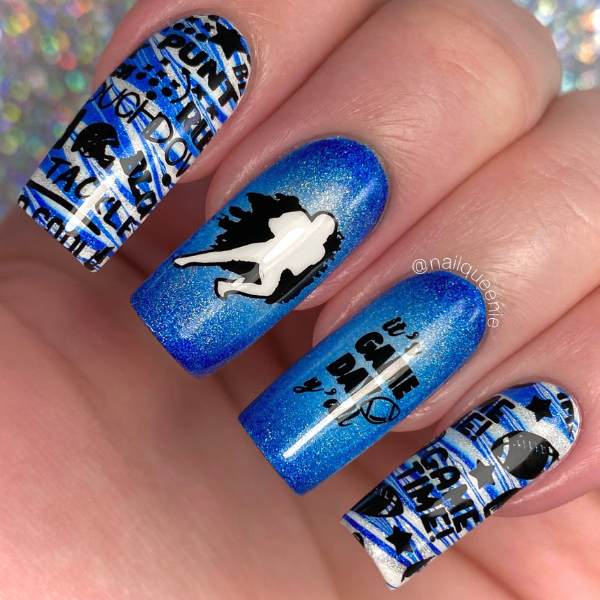Game On: Touchdown (M309) - Nail Stamping Plate