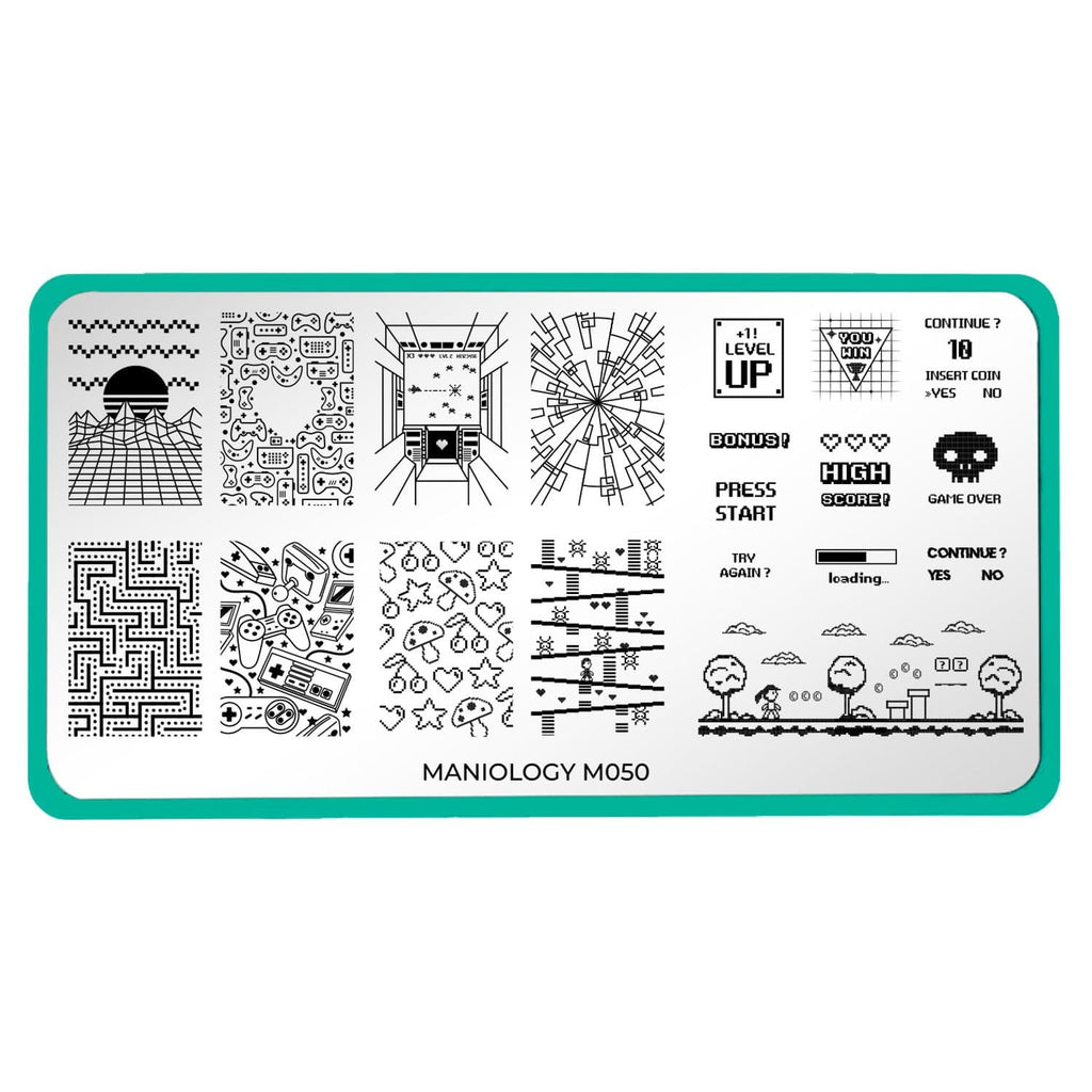 Funhouse (M409) - Nail Stamping Plate – Maniology