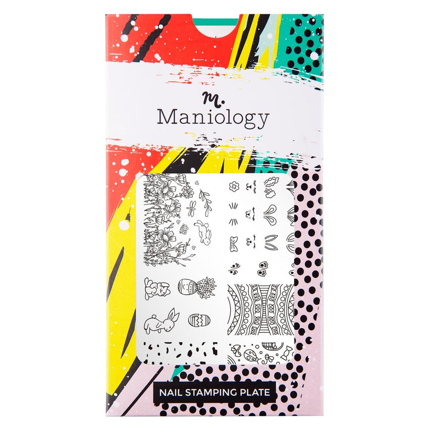 Garden Egg Hunt (M349) - Nail Stamping Plate