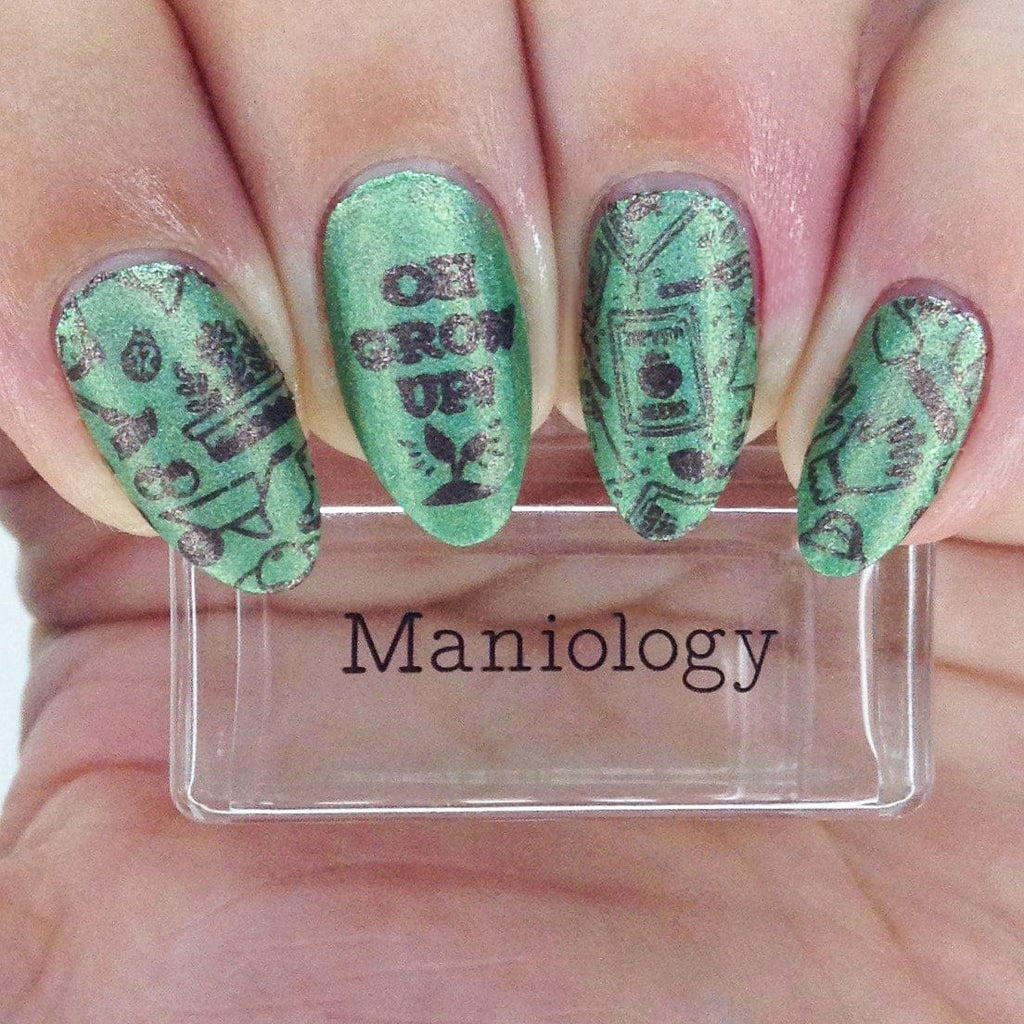 Maniology - Stamping Plate - Secret Garden XL: Pick Me #M195