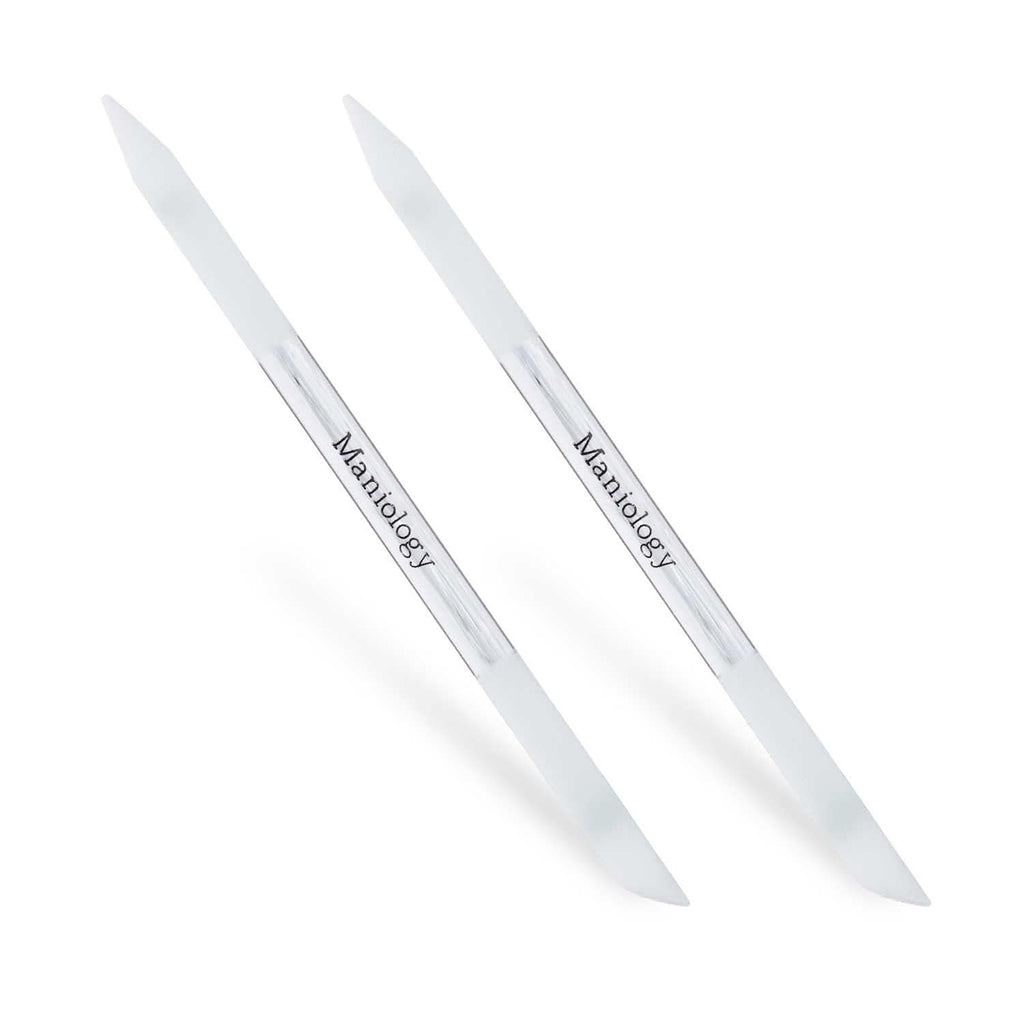 Glass Cuticle Pusher and Remover 2pc Maniology