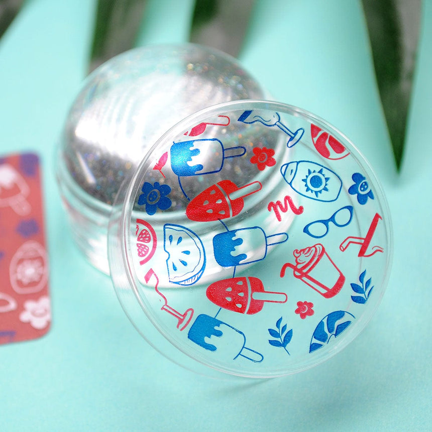 Glitter Dome Monocle Stamper