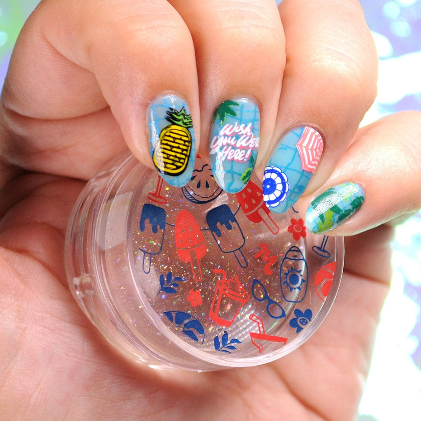 Glitter Dome Monocle Stamper