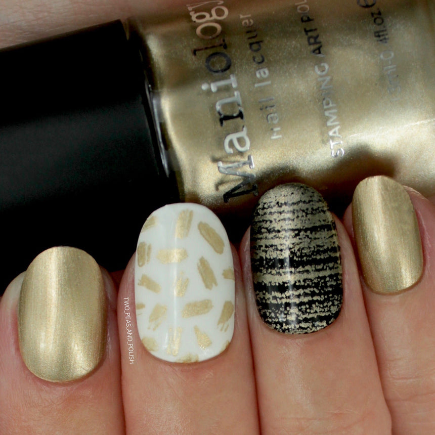 Gold Rush (B333) - Metallic Champagne Gold Stamping Polish