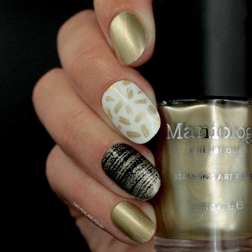 Gold Rush (B333) - Metallic Champagne Gold Stamping Polish